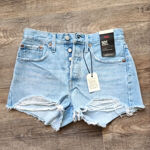 Levi's premium 501 Original Shorts light denim